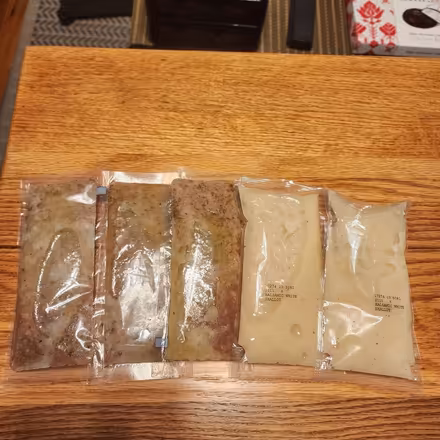Photo of free Salad dressings from salad kits (New Milford, NJ) #1