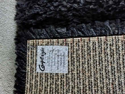 Photo of free Black Shaggy Rug (Hatfield) #3