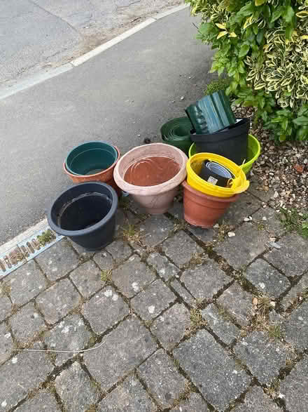 Photo of free Large plant pots and edging (Cheam Sutton SM3) #2