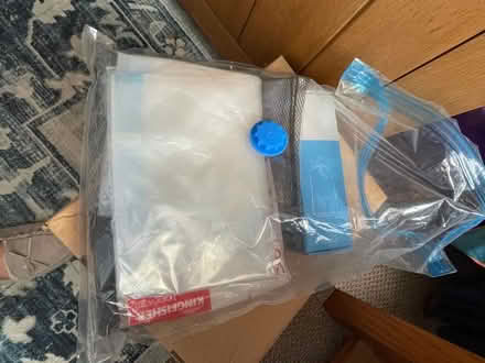 Photo of free Vacuum Storage Bags and small pump. (Linden GL1) #1
