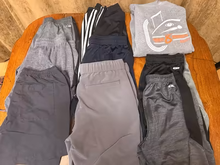 Photo of free Men's Shorts, Hoodie, Pants S (Saratoga Mtns) #1