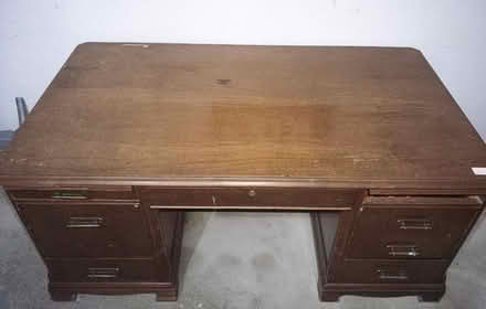 Photo of free Large Wood Clemco Desk (Near Mooseheart 60510) #1