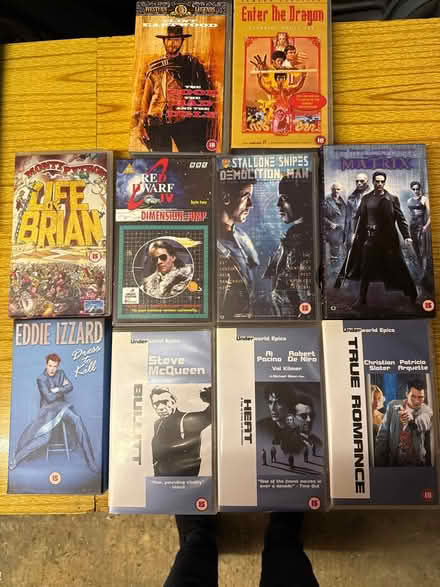 Photo of free Vhs bundle movies scfi action (Hatch Warren RG22) #1