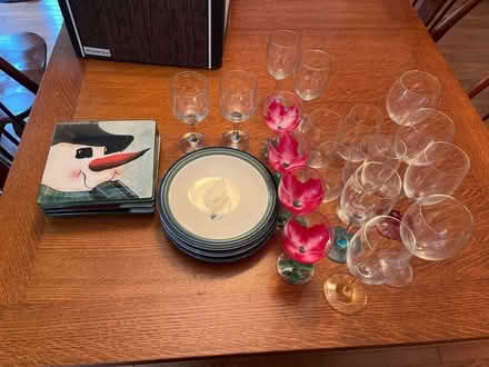 Photo of free Dishes and wine glasses (Becket, MA) #1