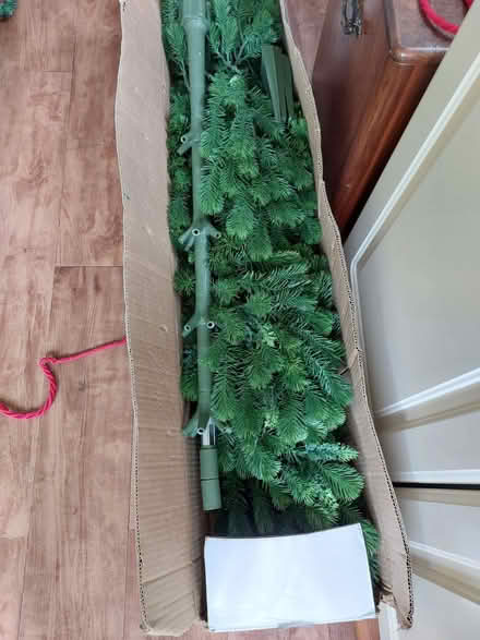 Photo of free Christmas Tree, lights and decorations. (Hersham KT12) #1