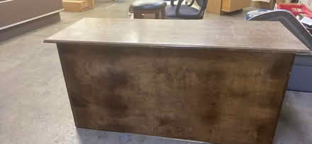 Photo of free Wood Desk (Church, near Welburn Gilroy) #3