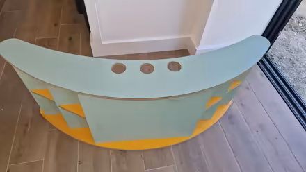 Photo of free 3 in 1 wooden play boat / shop toy (Epsom KT17) #3