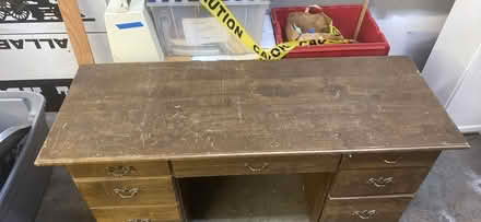 Photo of free Wood Desk (Church, near Welburn Gilroy) #2
