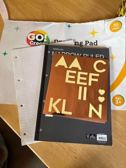 Photo of free Drawing and writing books with stickers (NW10) #1