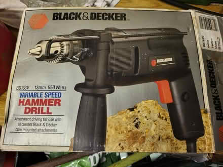 Photo of free Black&Decker hammer drill (Round Green LU3) #1