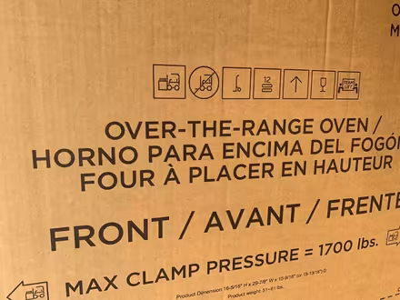 Photo of free Over the range microwave oven (Palmer/ware area) #3