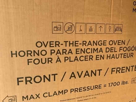 Photo of free Over the range microwave oven (Palmer/ware area) #3