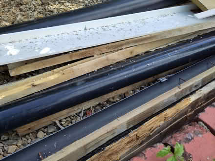 Photo of free guttering, old roof tiles, insulation, plasterboard (Henleaze Ward BS9) #1