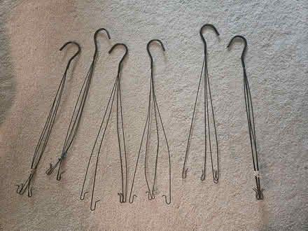 Photo of free Black metallic plant hangers (Farmington Hills) #1