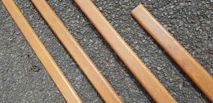 Photo of free 4 x Lengths of UPVC Trim Light Oak (Hutton PR4) #1