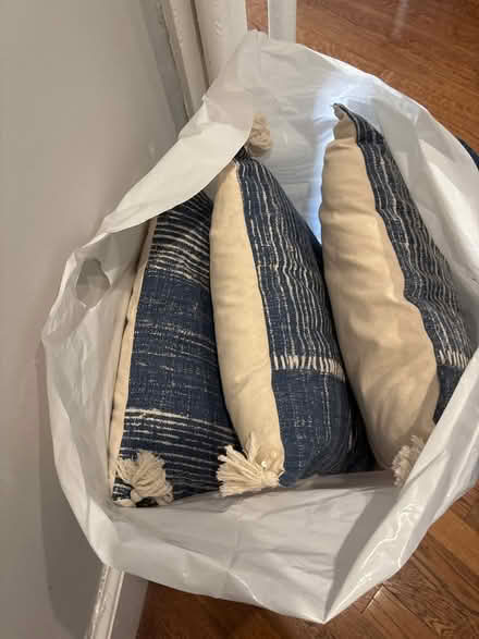 Photo of free Pottery barn throw pillows (Beacon Hill Boston) #1