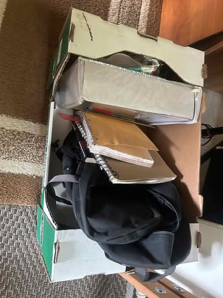 Photo of free Large box of office supplies etc (Gloucester Glen) #1