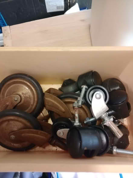 Photo of free Box of assorted wheels (Northway GL20) #1