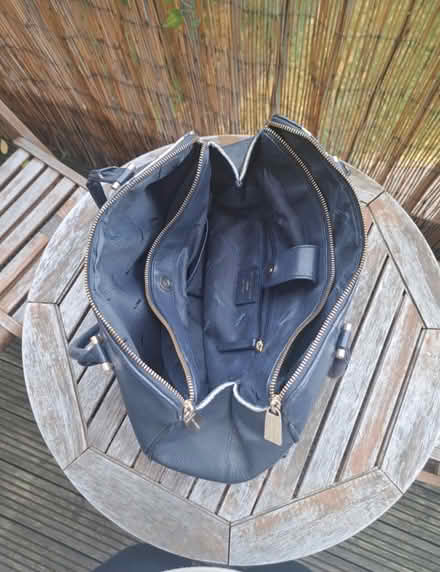 Photo of free Paul Costelloe Blue Leather Handbag (NW10) #2