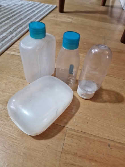Photo of free Travel bottles/soap holder (Ilford IG1) #1