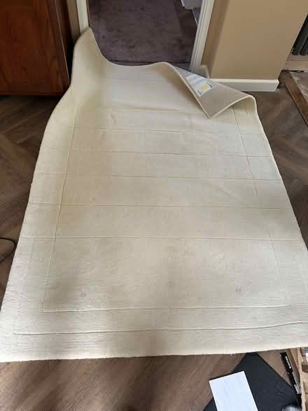 Photo of free Large off-white IKEA Hellum 140x200cm rug (Astley Village PR7) #1