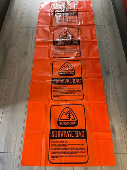 Photo of free Eurohike survival bag (Halstead TN14) #1