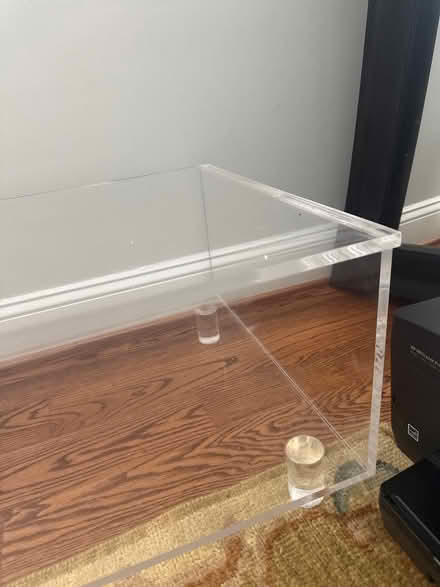Photo of free Clear coffee table (Wildwood Bethesda, md) #1