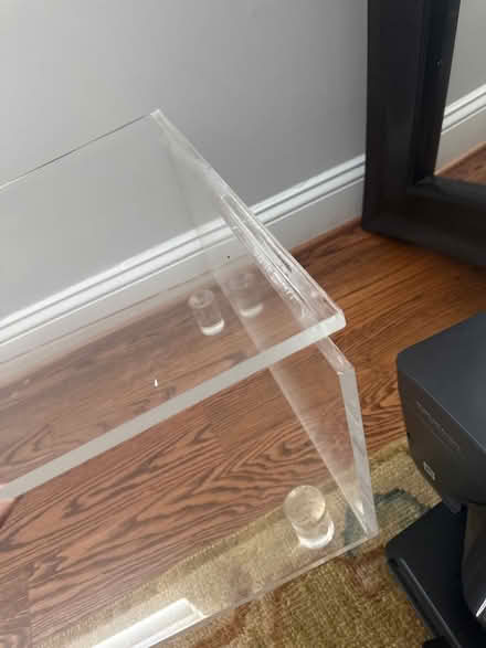 Photo of free Clear coffee table (Wildwood Bethesda, md) #3