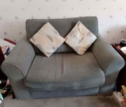 Photo of free Grey cuddle chair or 1.5 size sofa (Creekmoor BH17) #4