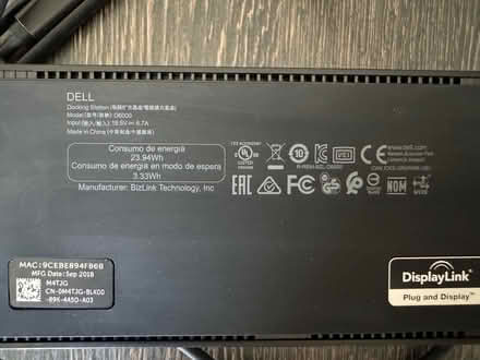 Photo of free Dell docking station D6000 (Hook Heath GU21) #3