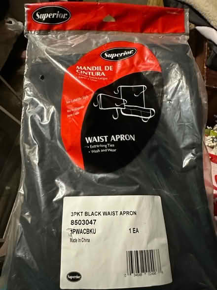 Photo of free Black apron (Burlington near Woburn line) #1
