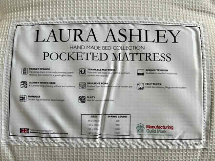 Photo of free Laura Ashley King Sized Mattress (Brancaster PE31) #2