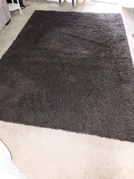 Photo of free Black Shaggy Rug (Hatfield) #2