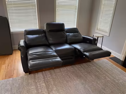 Photo of free Leather Recliner -powered (Clay) #3