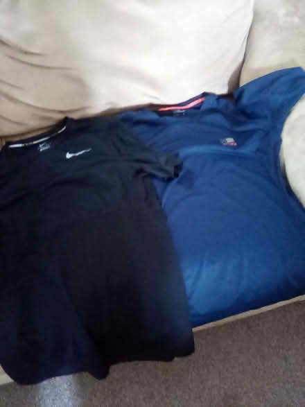 Photo of free 2 running Shirts. Nike and Karrimor . Size small (Cheddon Fitzpaine TA2) #1