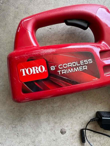 Photo of free Toro cordless trimmer (West side) #1
