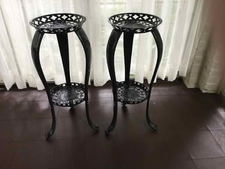 Photo of free 2 plant stands (West side) #1