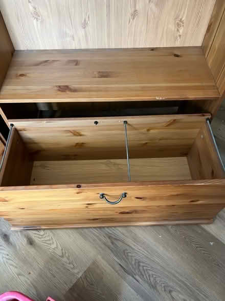 Photo of free Two tall IKEA wood shelves (North Whitby) #1