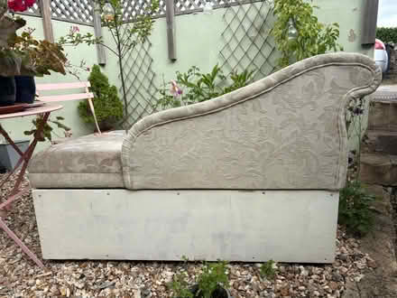 Photo of free Chaise Longue with cupboard base (Old Mills) #2
