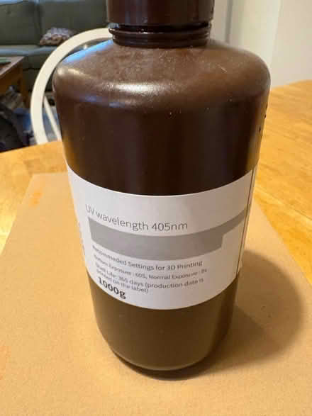 Photo of free Old 3d print resin (East Redlands, RG1) #3