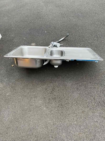 Photo of free Stainless steel sink unit (Harlow Fields DE22) #1
