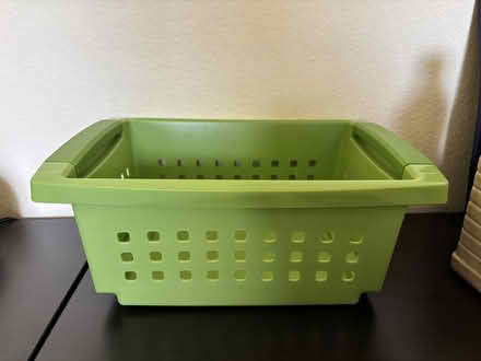 Photo of free 5 green stackable bins 12 x 8" (Sunnyvale near Fremont H.S.) #3