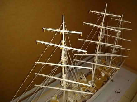 Photo of free LARGE mostly completed Billing model sailing boat "Danmark" (Knaresborough HG5) #3