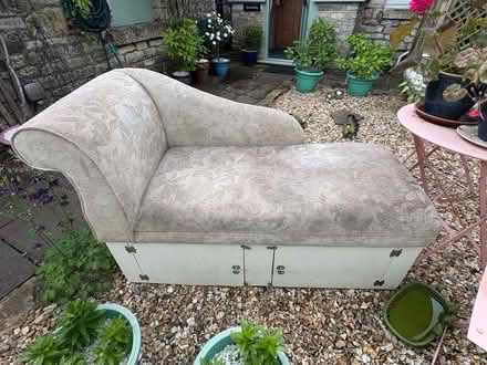 Photo of free Chaise Longue with cupboard base (Old Mills) #1