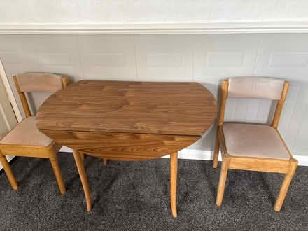 Photo of free Drop leaf Table and 4xchairs (CO15) #1