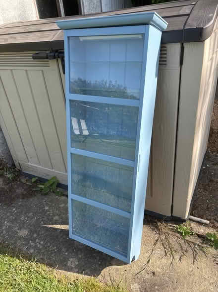 Photo of free Wooden display cabinet (Little Whelnetham) #1