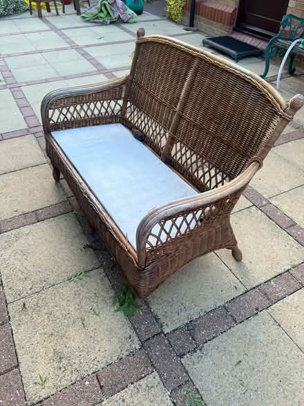 Photo of free Cane 2 seater (Downhead Park MK15) #1