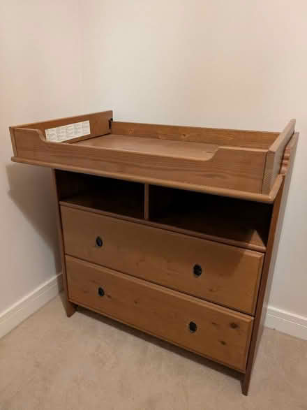 Photo of free Baby changing unit/chest of drawers (Petersfield GU32) #1