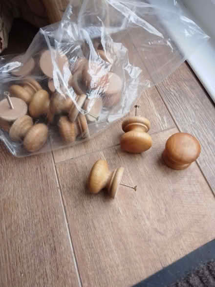 Photo of free Wooden cabinet knobs (BT30) #1