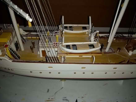 Photo of free LARGE mostly completed Billing model sailing boat "Danmark" (Knaresborough HG5) #4